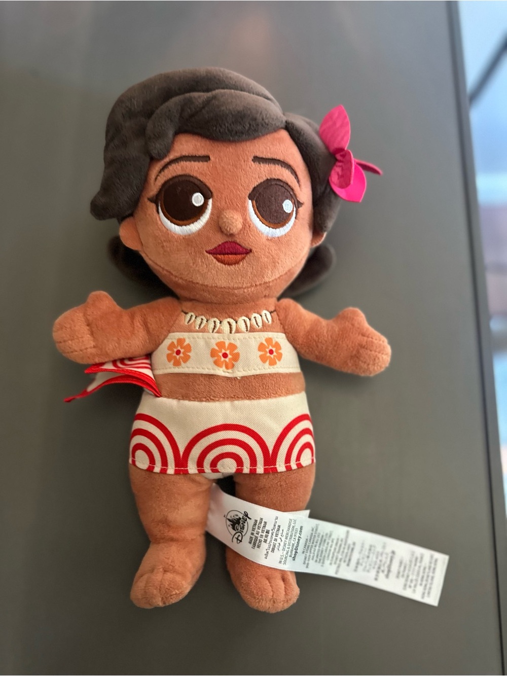 Disney Parks Disney Babies Baby Moana in Blanket Plush Pouch 11" HTF - Picture 3 of 6